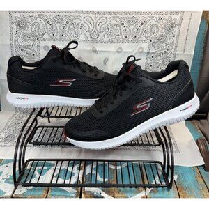 NEW Skechers GO GOLF Men's Sz 10 Max Fairway 3 Water Repellent BLACK/RED 214029